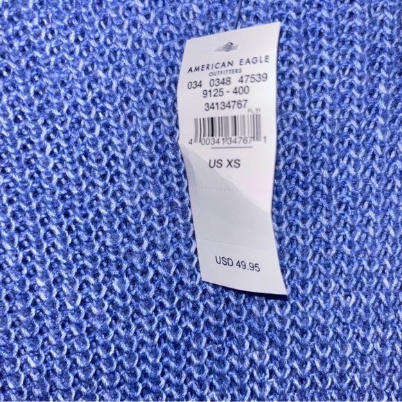 American Eagle Outfitters Women’s size xsmall blue oversized sweater - Picture 2 of 2